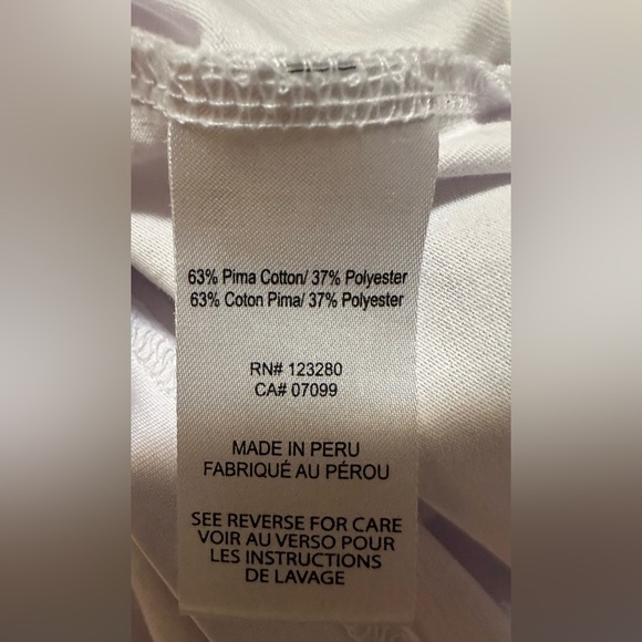 TravisMathew Mens White Golf Polo Shirt | Performance Stretch | Size Small - Picture 5 of 10